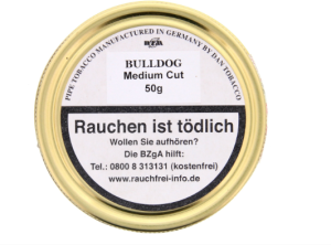 Dan Tobacco DTM Pfeifentabak Bulldog Medium Cut 50g Dose